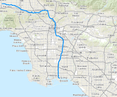 los angeles river map Calfish Programs Data Conservation And Management California Coastal Monitoring Monitored Rivers South Coast Los Angeles River los angeles river map