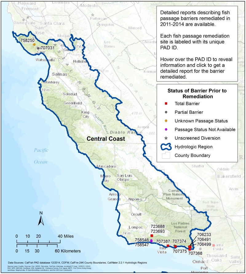 Central Coast Barrier Removal Reports 