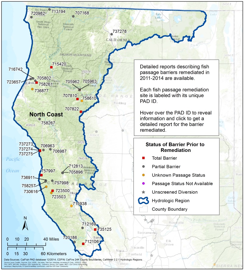 North Coast Barrier Removal Reports